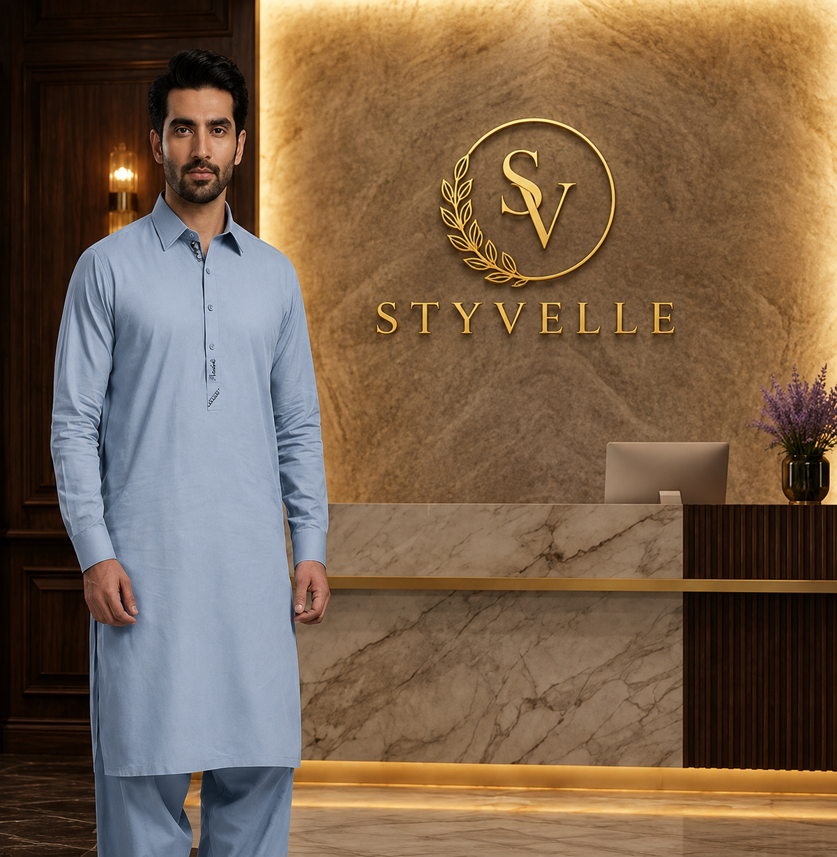 Premium Hard Cotton Fabric | 4.5 Meters | Exclusive Pasha