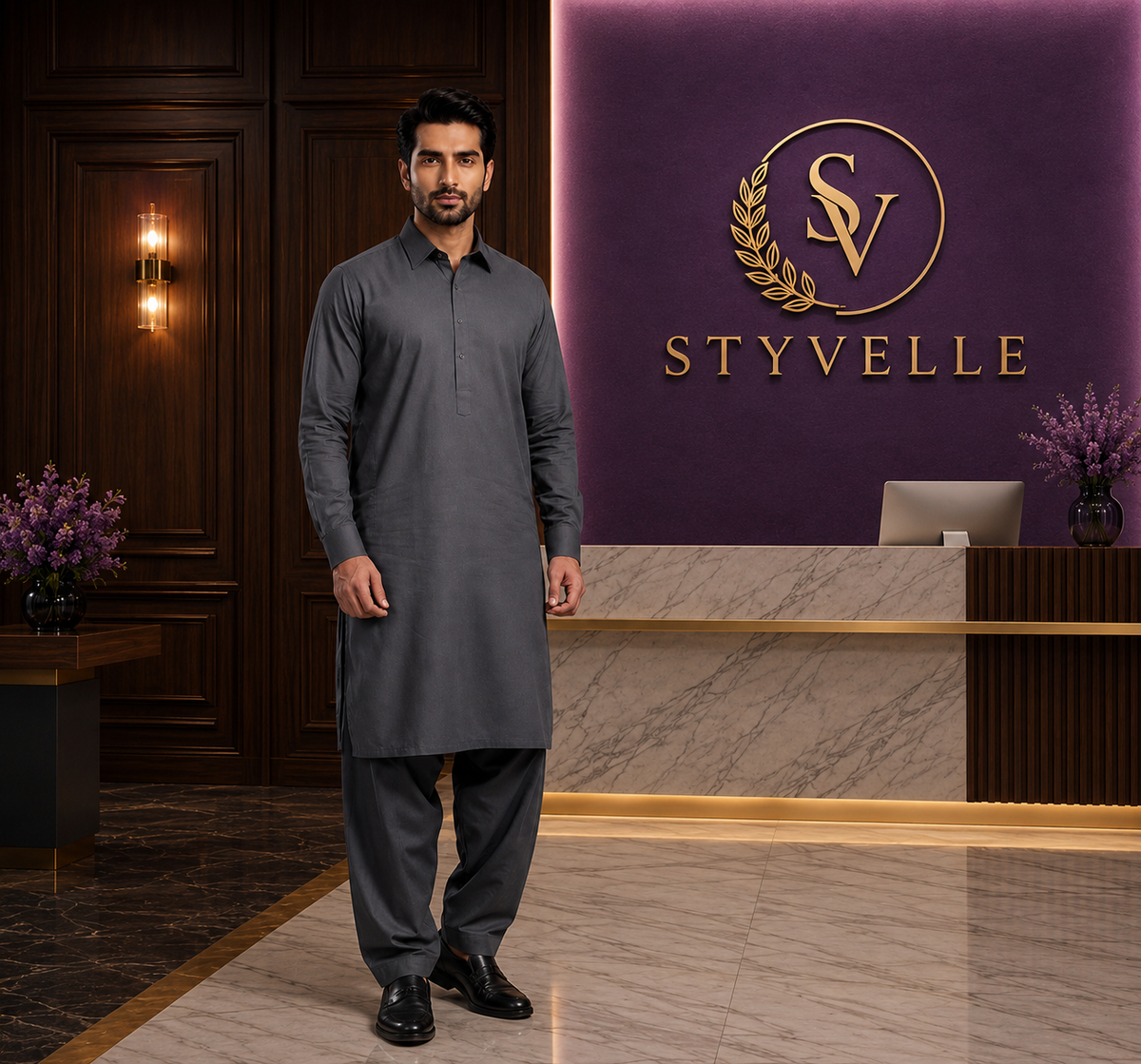 Premium Hard Cotton Fabric | 4.5 Meters | Exclusive Pasha