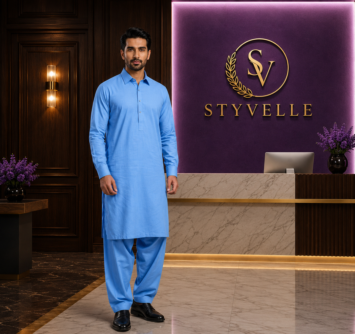 Premium Hard Cotton Fabric | 4.5 Meters | Exclusive Pasha