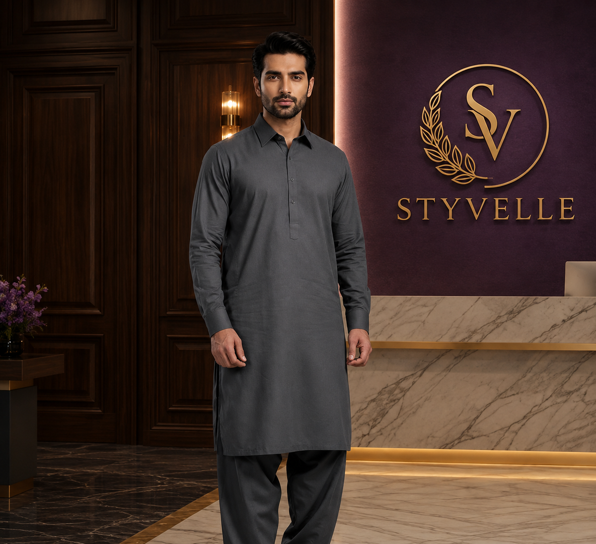 Premium Hard Cotton Fabric | 4.5 Meters | Exclusive Pasha