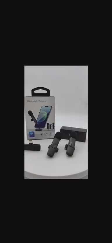 K8 Wireless Lavalier Microphone – Type-C Mini Clip-On Mic for Android