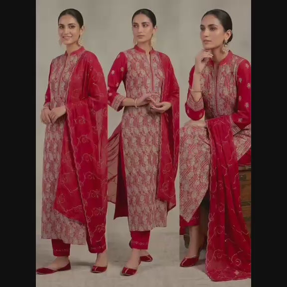 Unstitched Chiffon 2-Piece Suit
